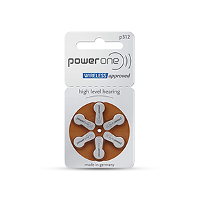 Bateria auditiva Power One tamanho 312