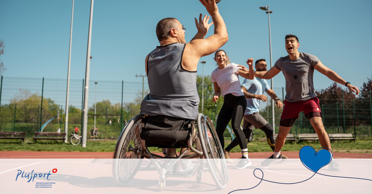 Audika Charity Engagement - plussport. Herr im Rollstuhl