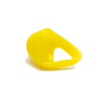 Gelber massgefertigter Schlafschutz gegen schnarch- und umgebungsbedingte Geräusche.