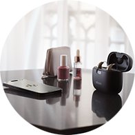 Audika høreapparater med makeup