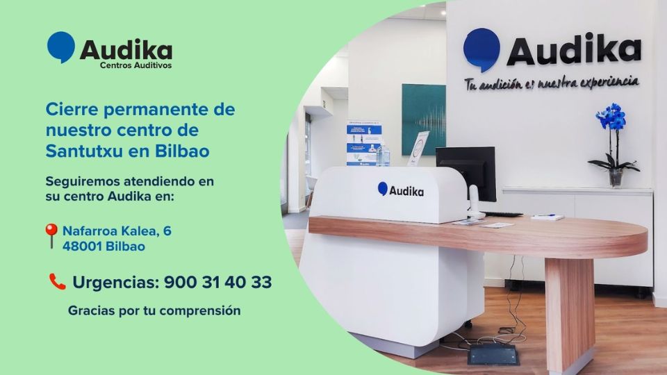 cierre permanente centro audika santutxu