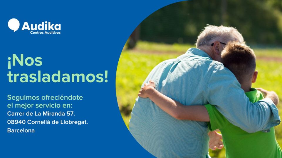 Traslado del Centro Auditivo Audika Cornellà al nuevo local en Carrer de La Miranda 57, 08940 Cornellà de Llobregat, Barcelona.