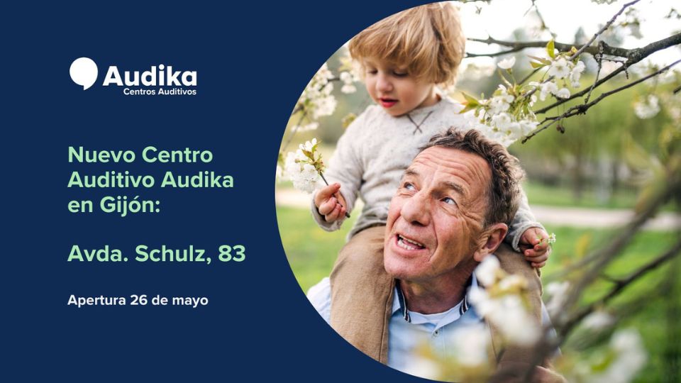 Nuevo Centro Auditivo Audika en Gijón, Avda. Schulz 83, apertura el 26 de mayo.