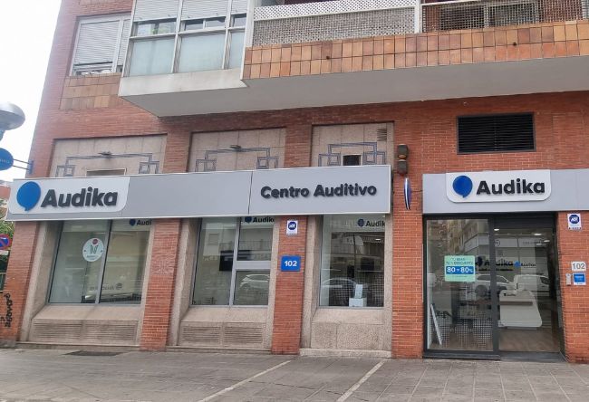 fachada del Centro Auditivo Nervión de Audika