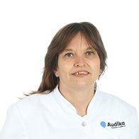 Raquel Coronado, auxiliar en audiología de Audika Madrid