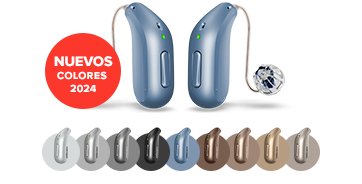 nuevos colores del audífono Audika Blink 2024