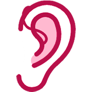 ícono audífono infantil