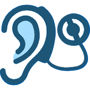 ícono de implante coclear para niños