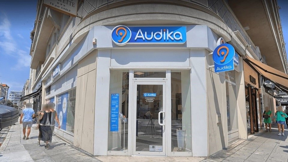 Le centre auditif Audika à Nevers situé au cœur de la ville.