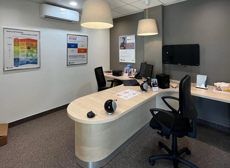 Image de la cabine d'audioprothésiste du centre Audika Avignon-Vedène