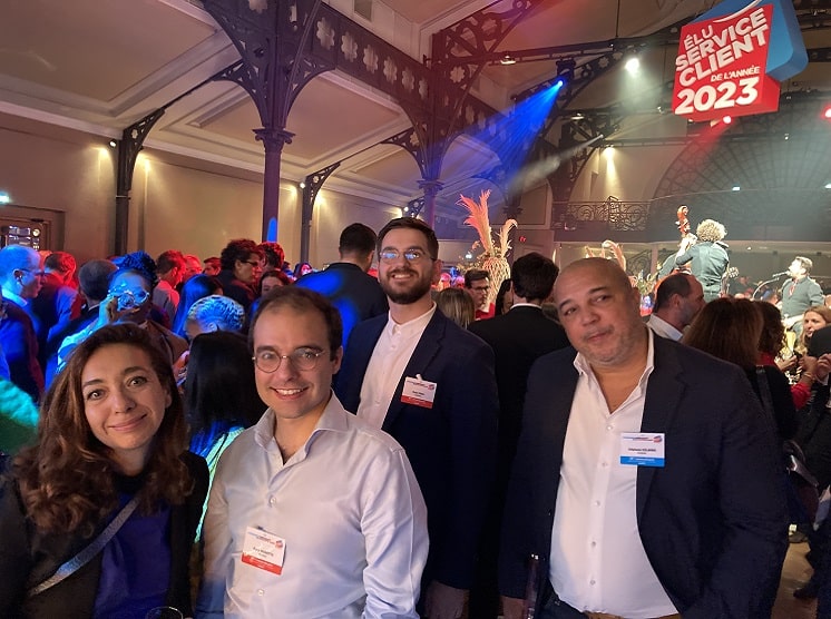 L'équipe Audika à la soirée de remise de prix ESCDA 2023