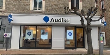 Devanture centre Audika Dinard