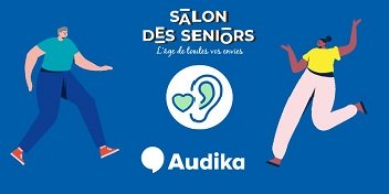 Audika au Salon des Seniors 2023, un événement dédié au bien-être et à l’audition des seniors.