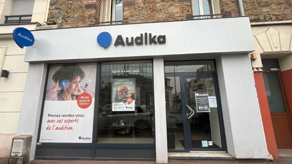 devanture centre auditif Audika Antony