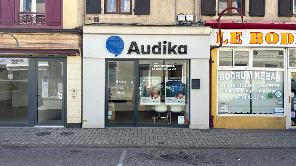 devanture centre auditif audika bourgoin jallieu