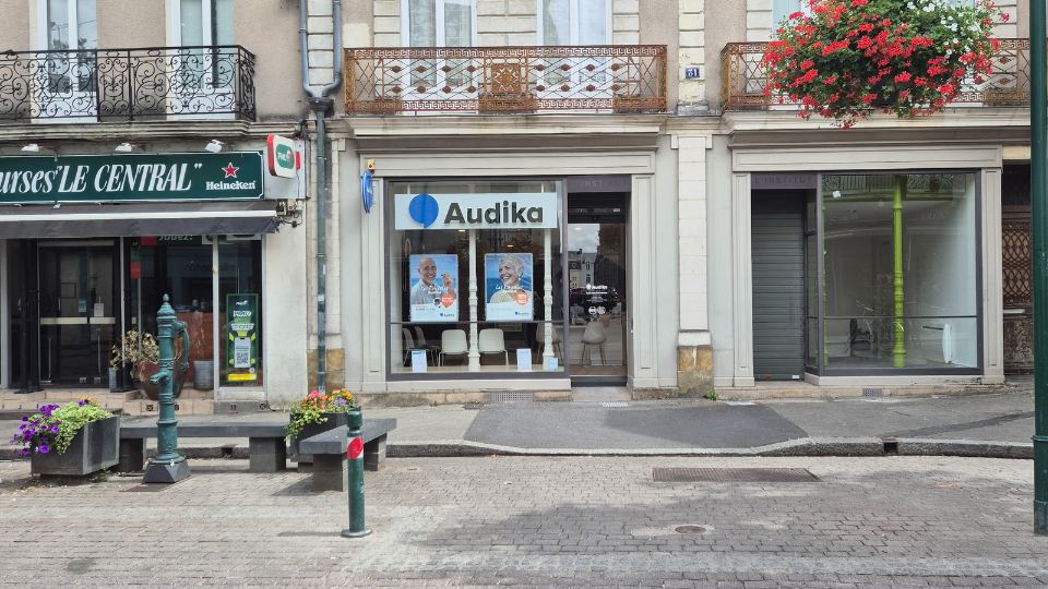 devanture centre auditif audika chateaubriant