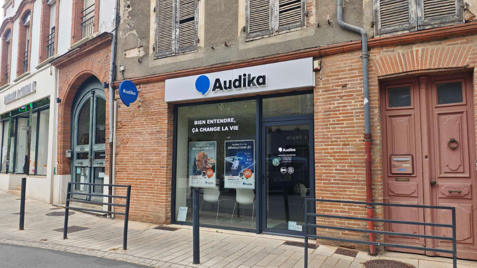 devanture centre auditif audika gaillac