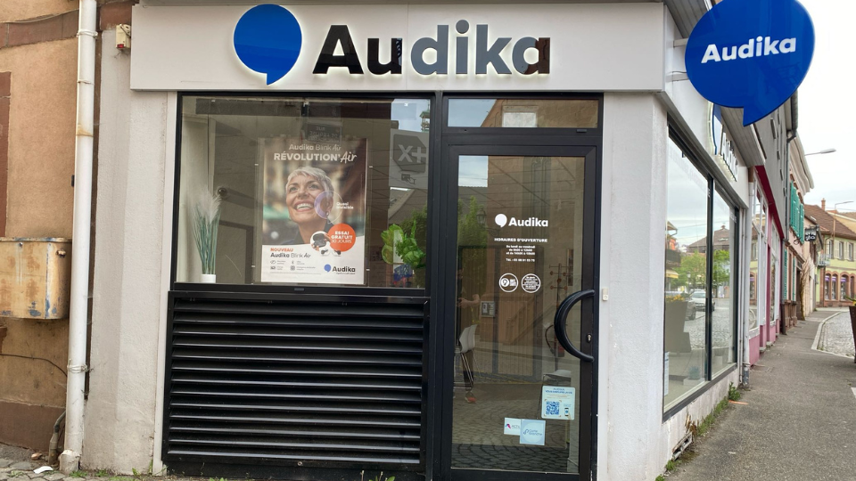 devanture centre auditif audika ingwiller