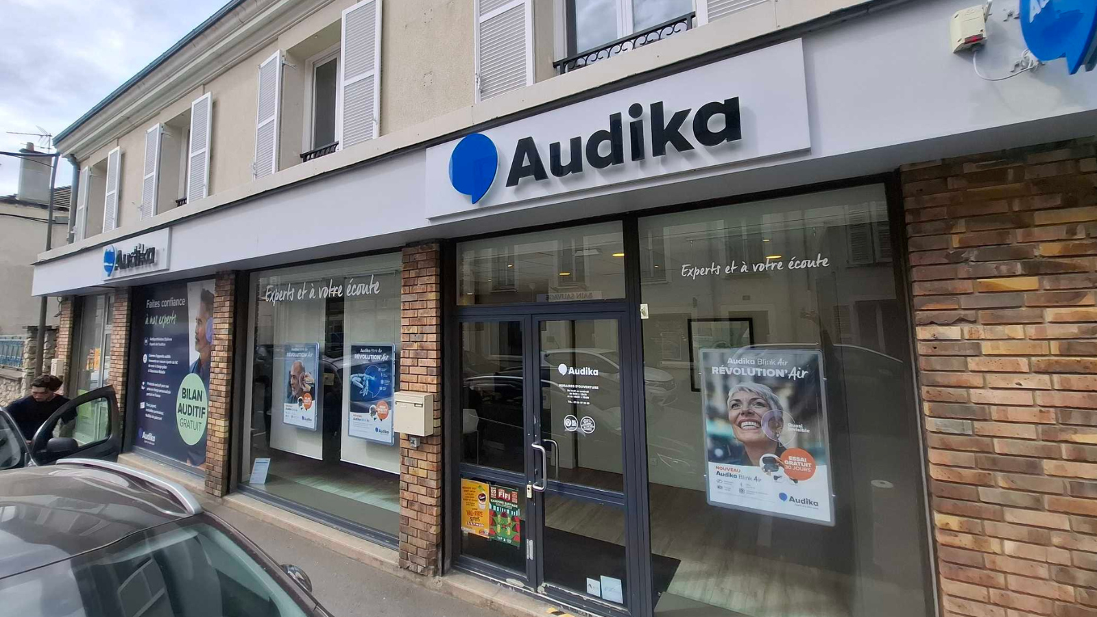 devanture centre auditif audika lagny