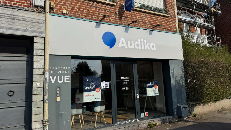 devanture centre auditif audika laventie