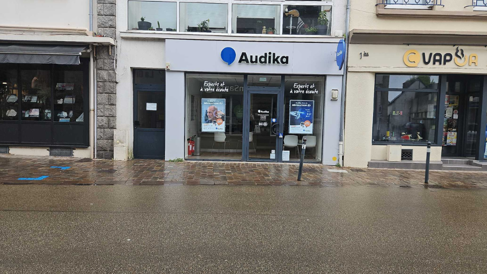 devanture centre auditif audika lesneven
