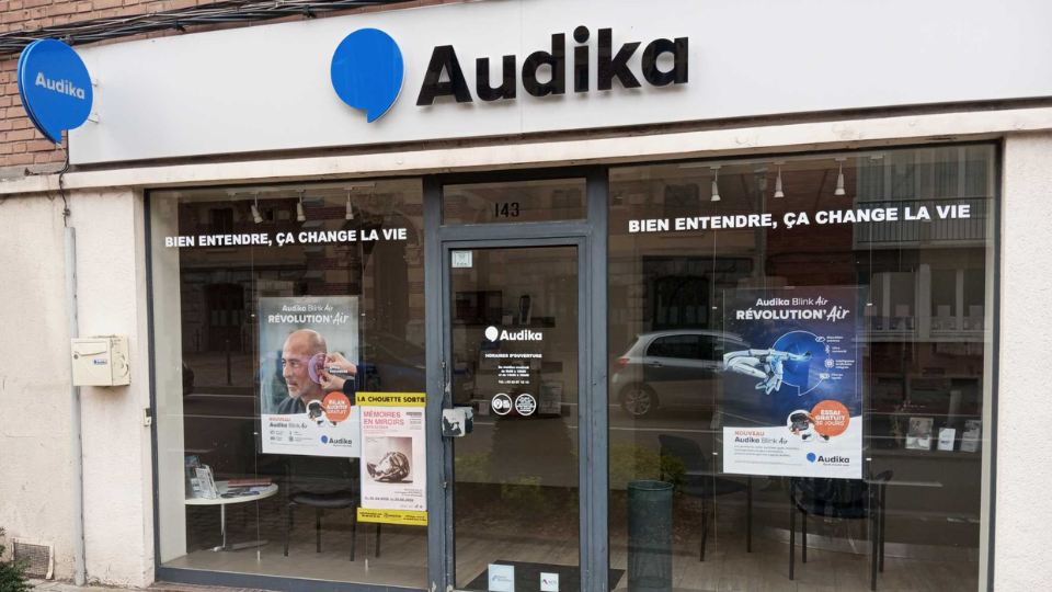 devanture centre auditif audika loos