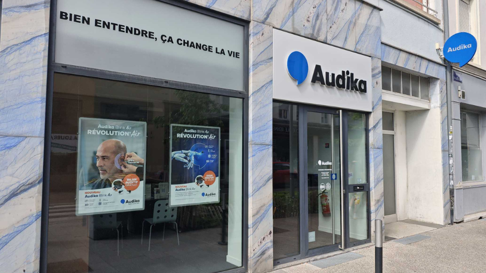 devanture centre auditif audika mulhouse centre