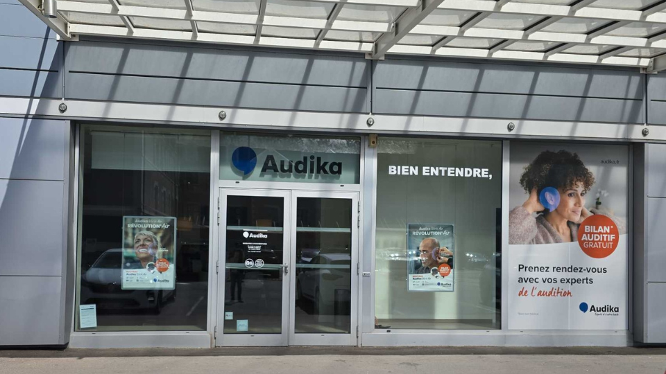 devanture centre auditif audika nevers