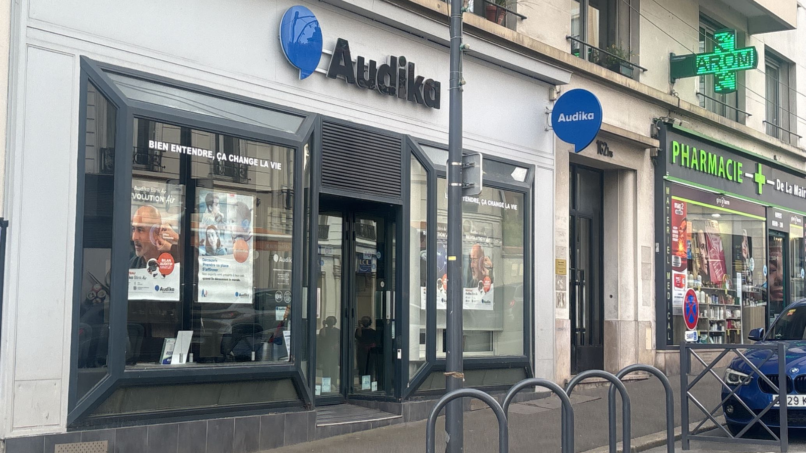 devanture centre auditif audika nogent sur marne