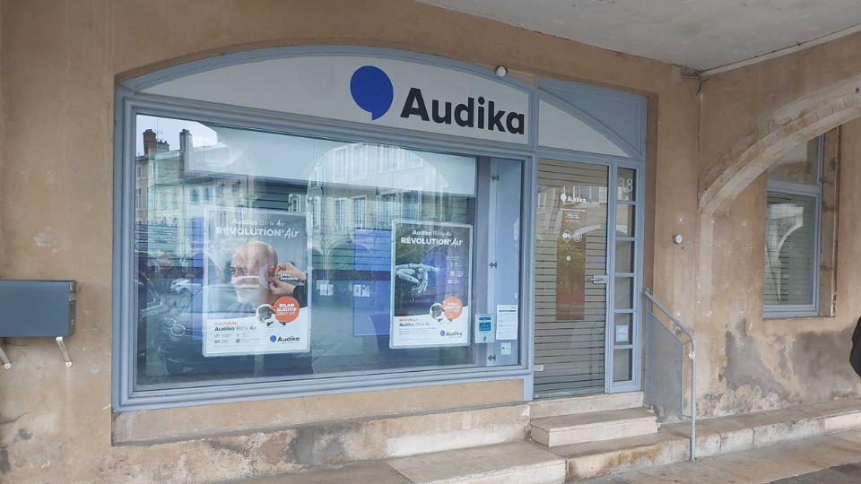 devanture centre auditif audika pont a mousson