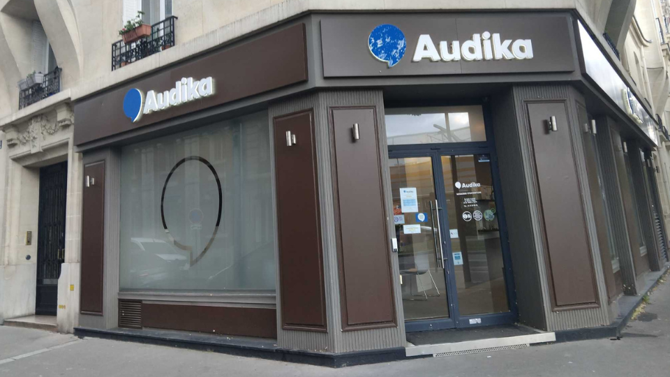 devanture centre auditif audika porte de versaille