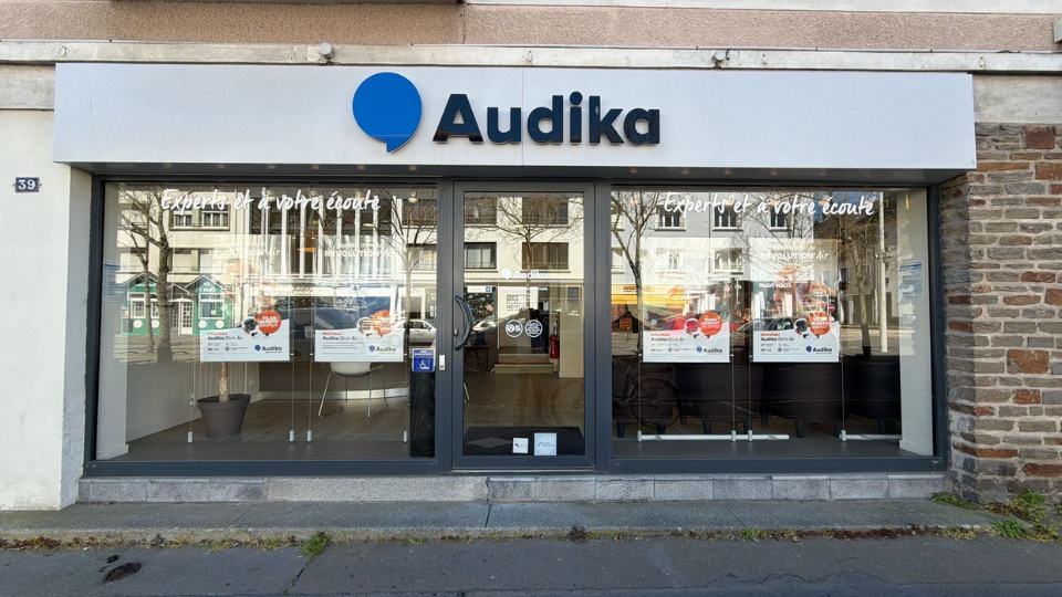 devanture centre auditif audika saint nazaire