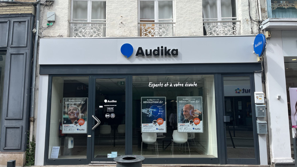 devanture centre auditif audika saint omer