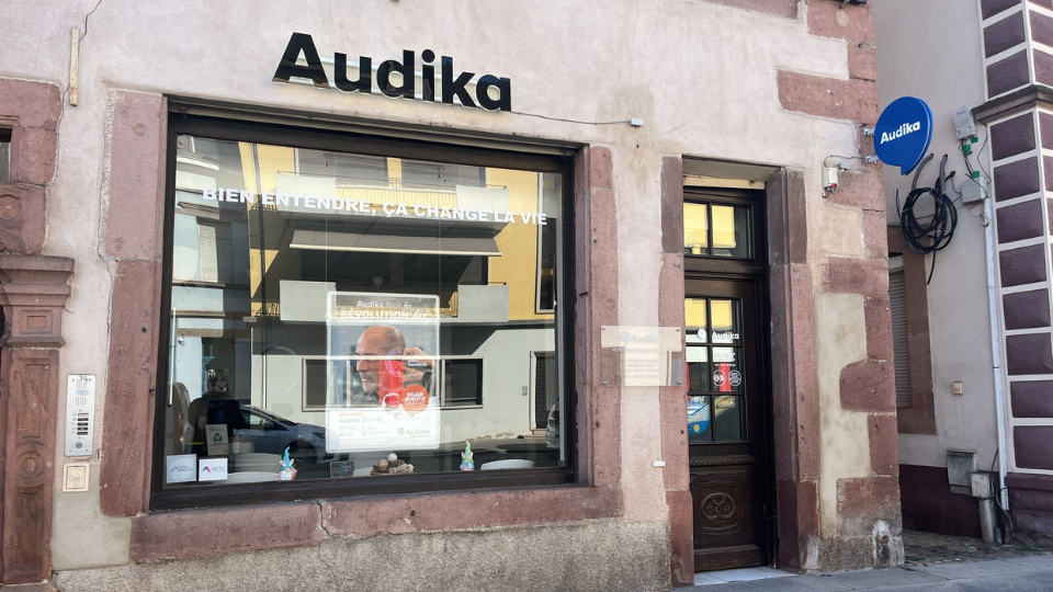 devanture centre auditif audika selestat
