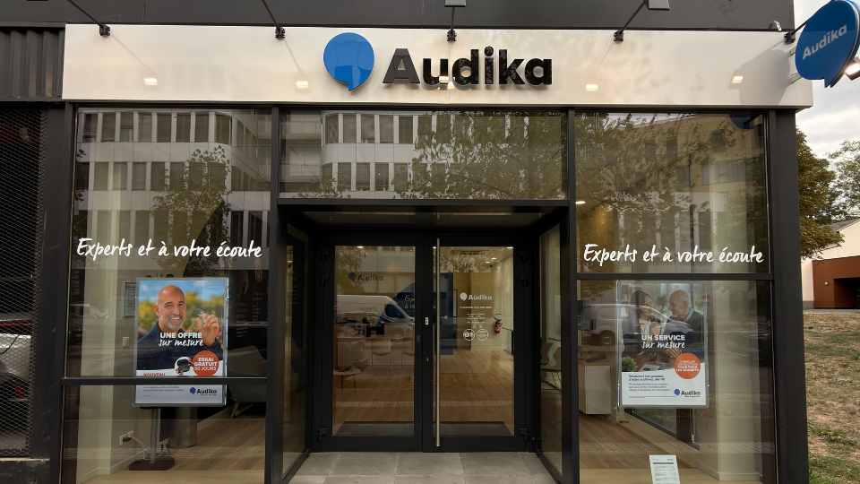 devanture centre auditif audika strasbourg rhena