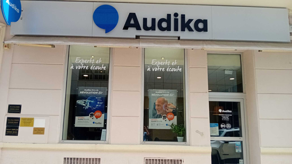 devanture centre auditif audika toulon