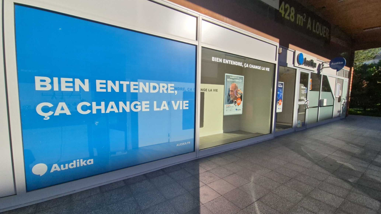 devanture centre auditif audika vandeouvre les nancy