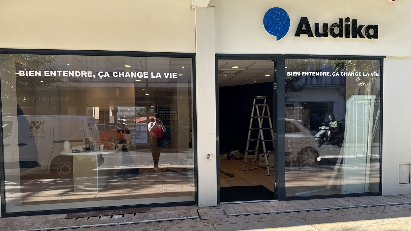 devanture centre auditif audika vichy