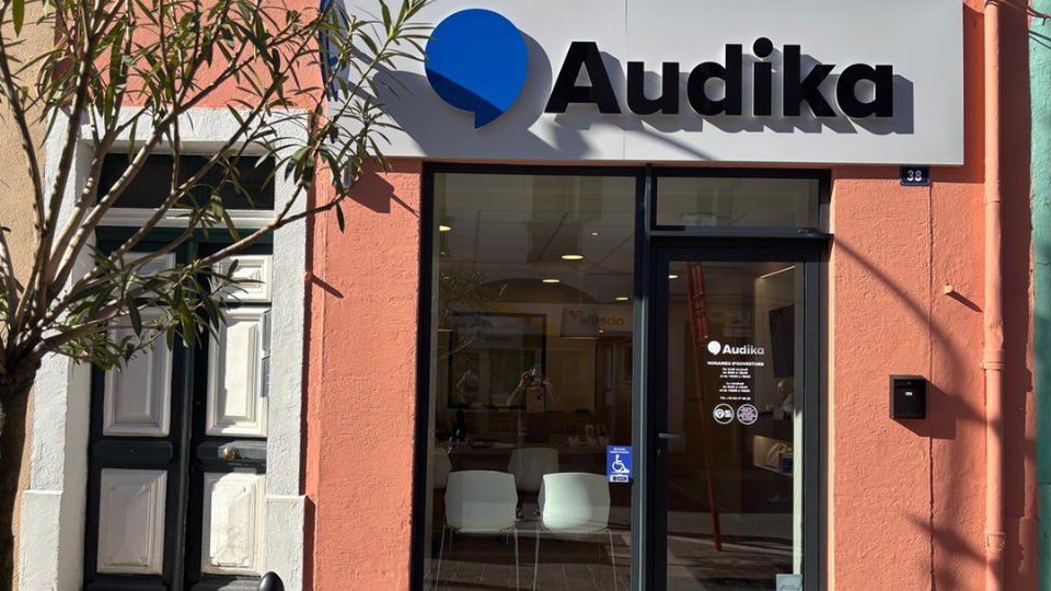 devanture centre auditif audika vidauban