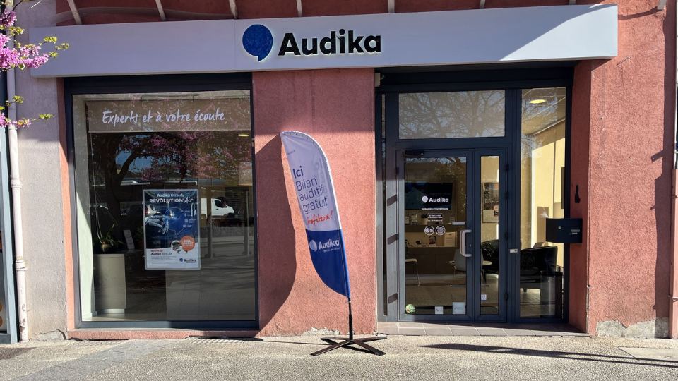 devanture centre auditif audika voiron