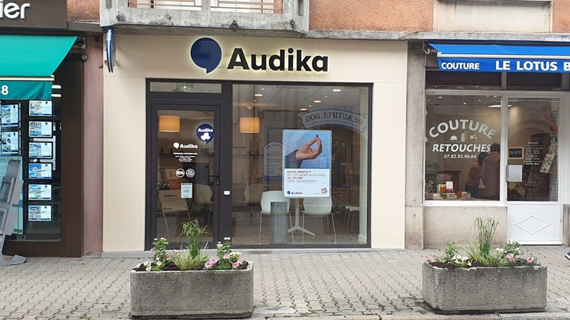 Image de la devanture du centre Audika Thônes