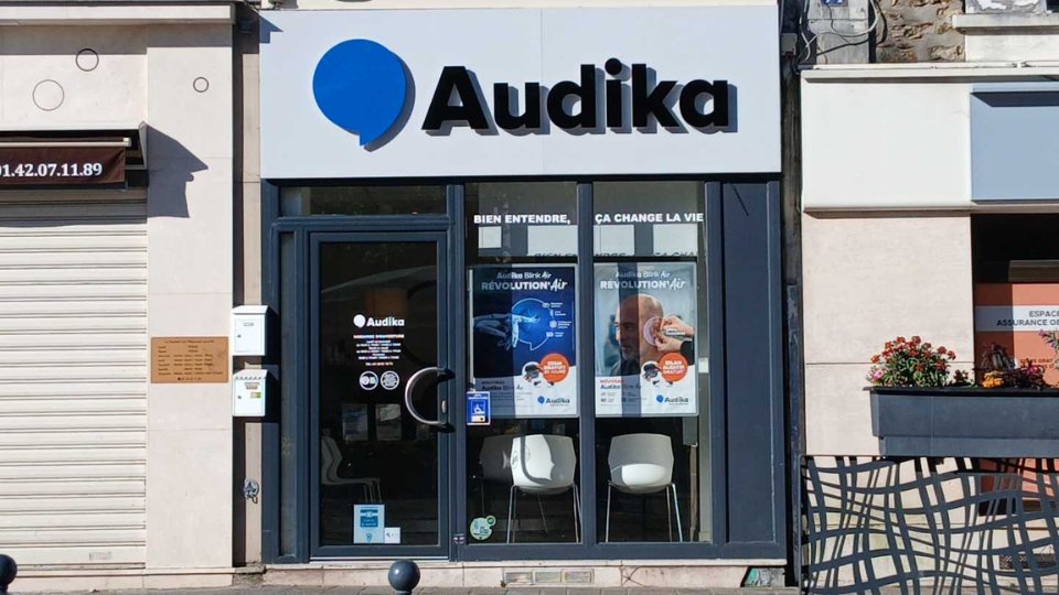 devanture centre auditif audika creteil