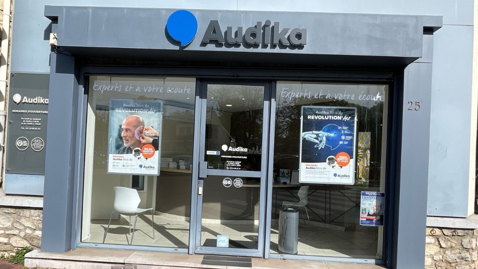 devanture centre auditif audika isle adam