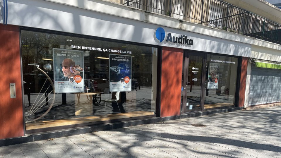 devanture centre auditif audika le havre