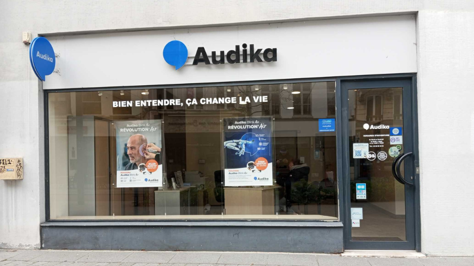 devanture centre auditif audika lille