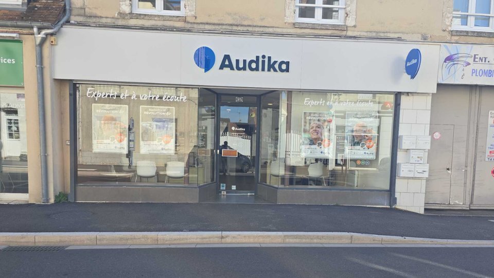 devanture centre auditif audika montargis