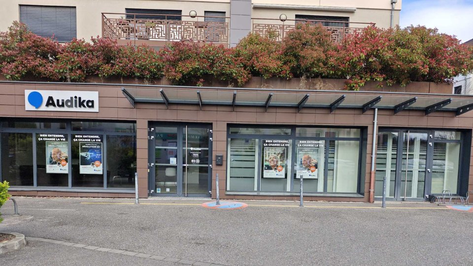 devanture centre auditif audika riedisheim