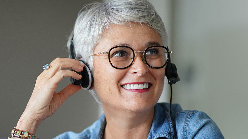 Test auditif avec casque audio