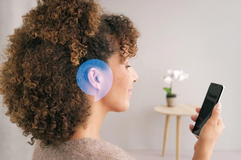 Appareils auditifs connectés à un téléphone