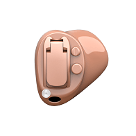 Appareil auditif intra-auriculaire couleur peau avec boutons de réglage, classe 1